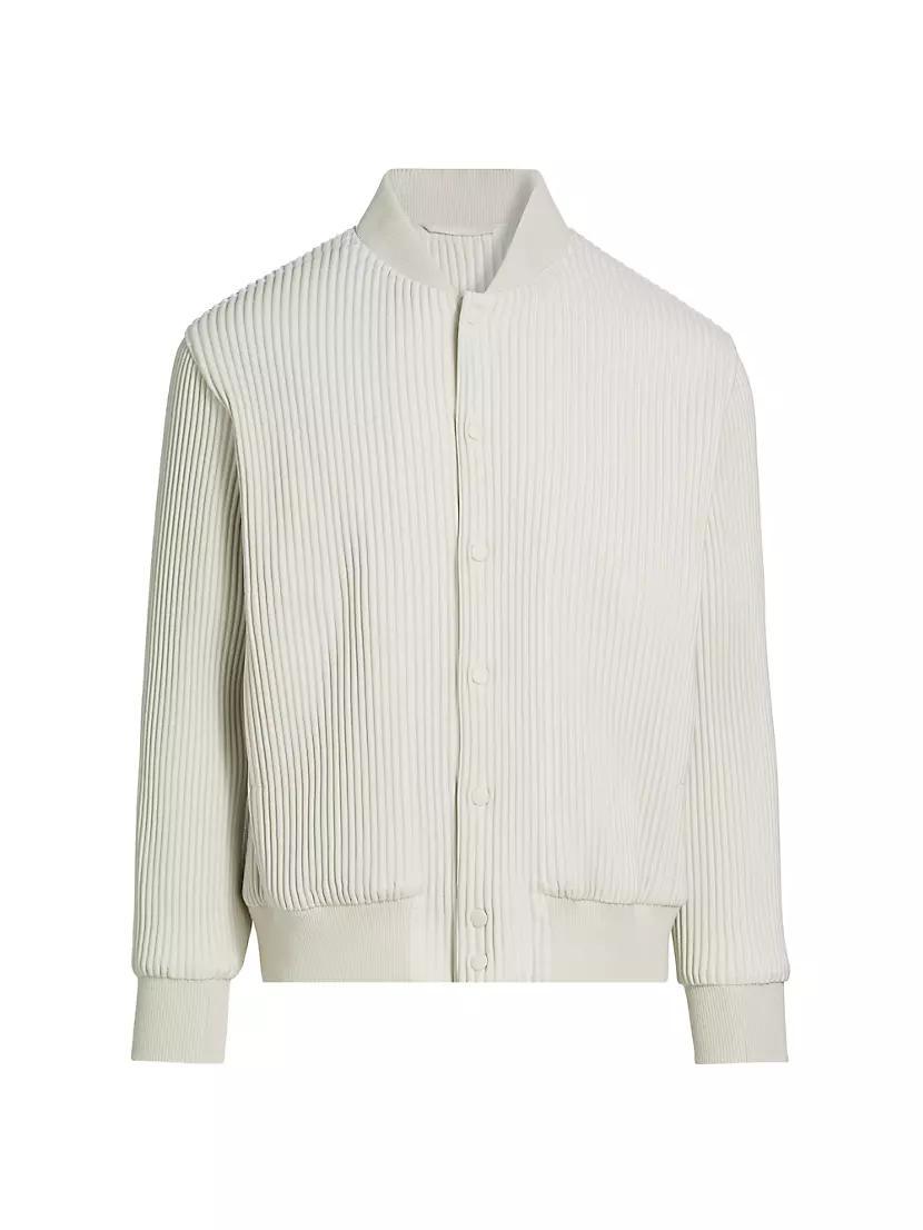 Kersey Pleated Bomber Jacket Product Image