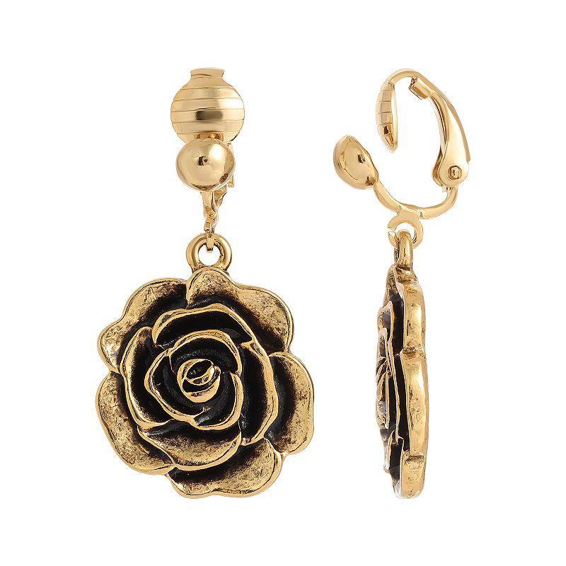 2028 Flower Clip Earrings Product Image