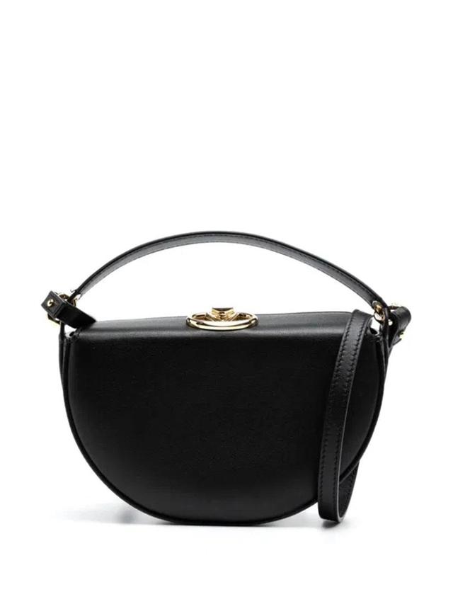 VALENTINO GARAVANI Vlogo Signature Leather Crossbody Bag In Black Product Image