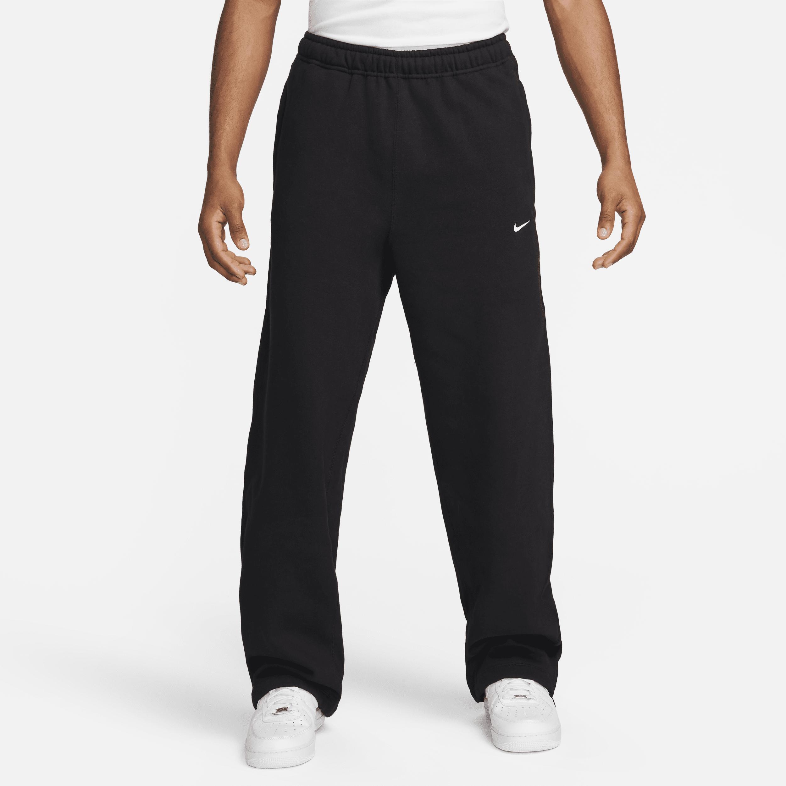 Nike Men's Solo Swoosh Open-Hem Fleece Pants Product Image