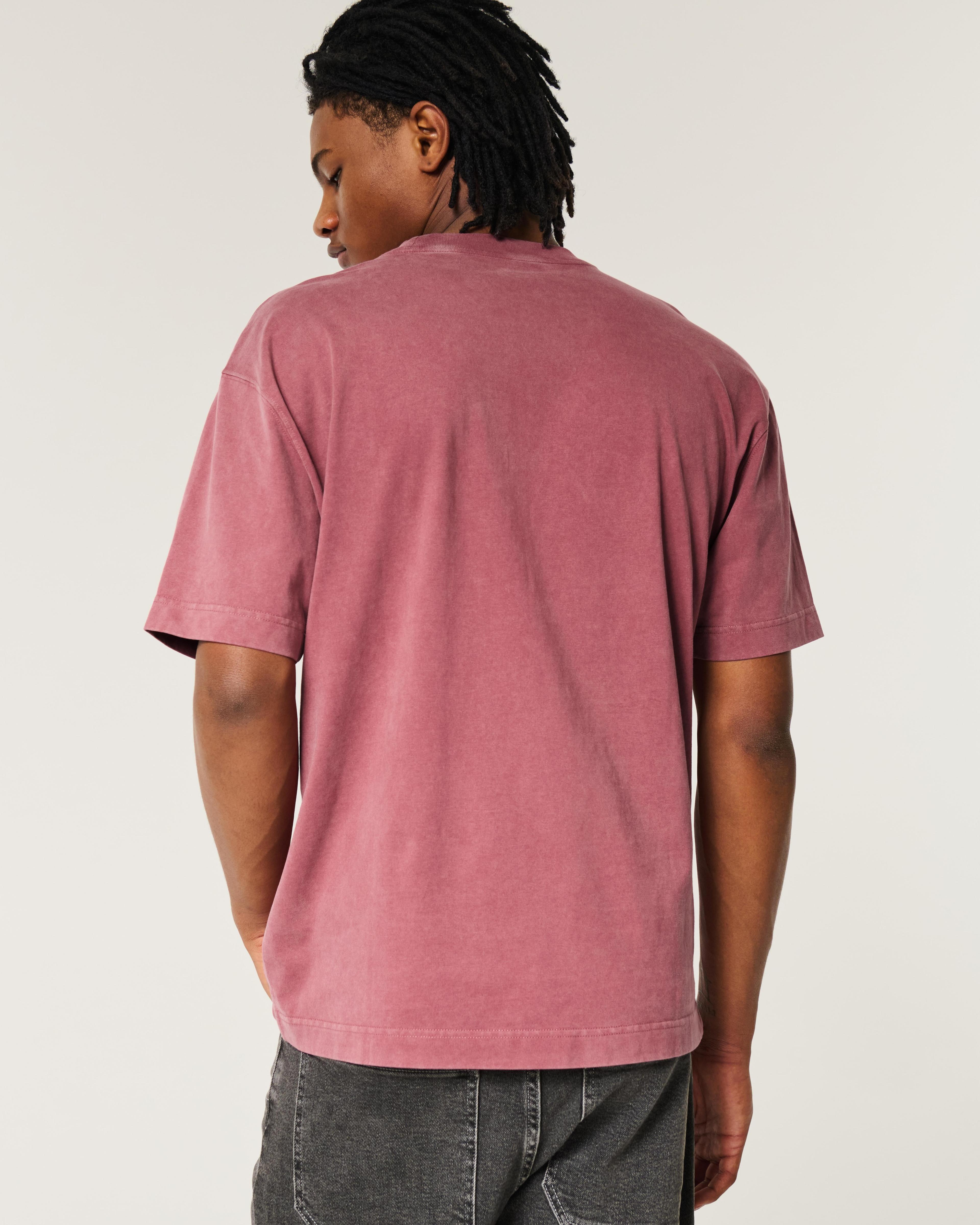 Boxy Heavyweight Washed Crew T-Shirt Product Image