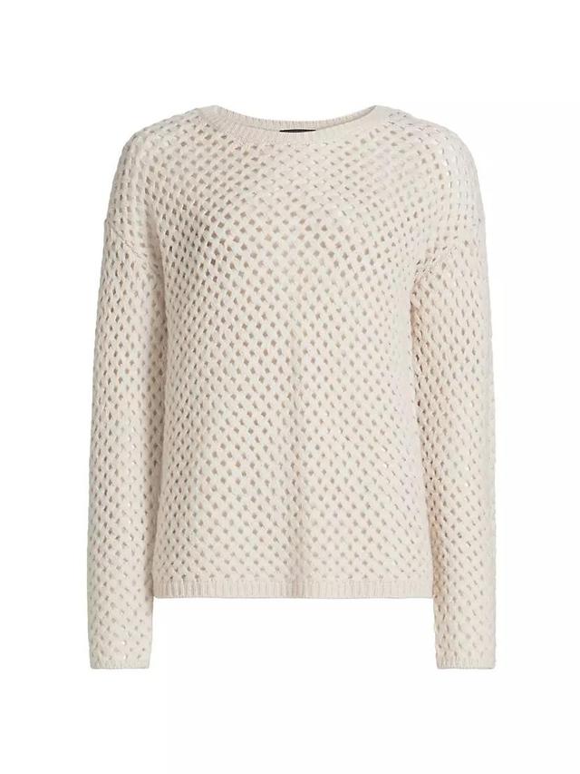 Open-Knit Cashmere Sweater Product Image