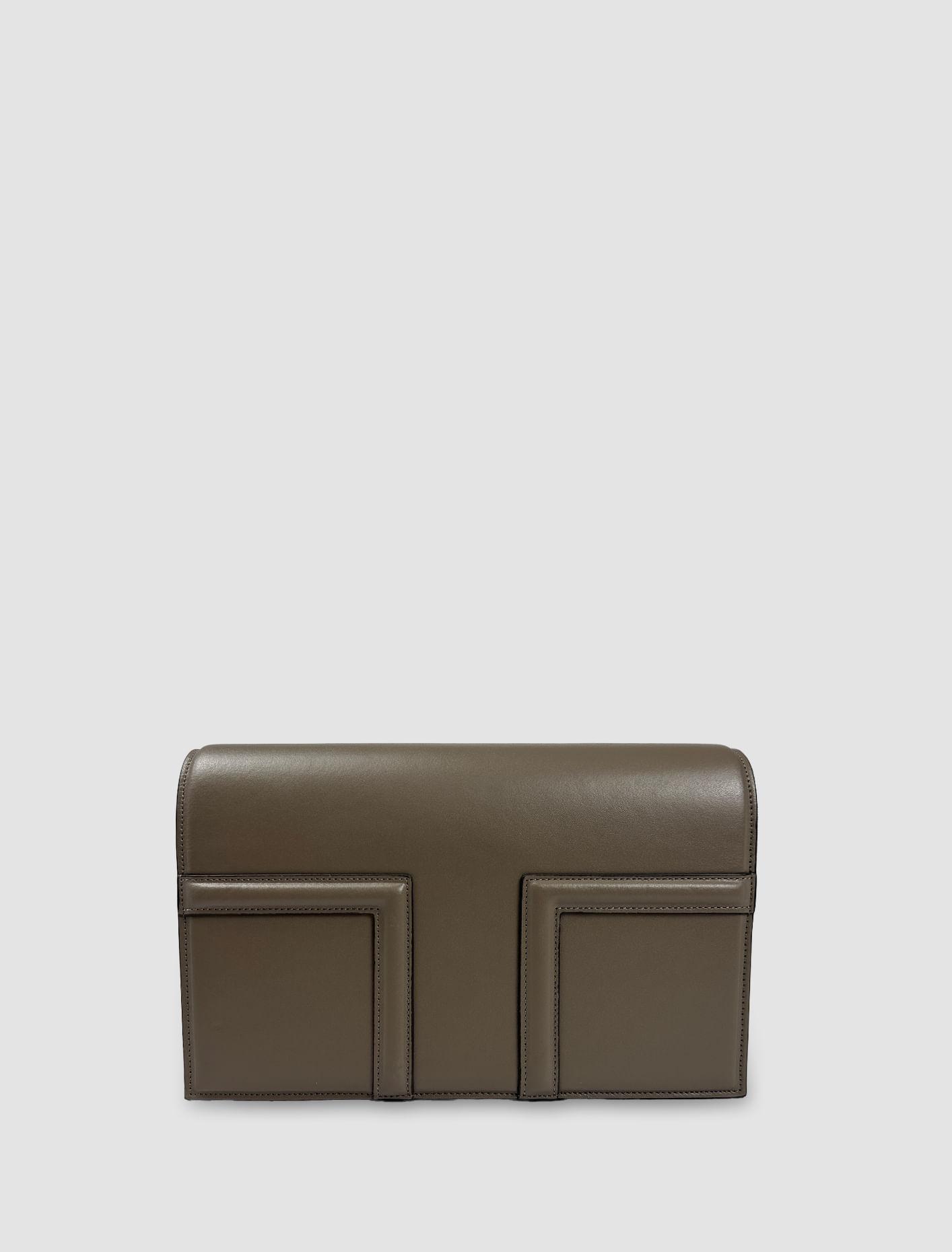 T-flap Bag In Taupe Product Image