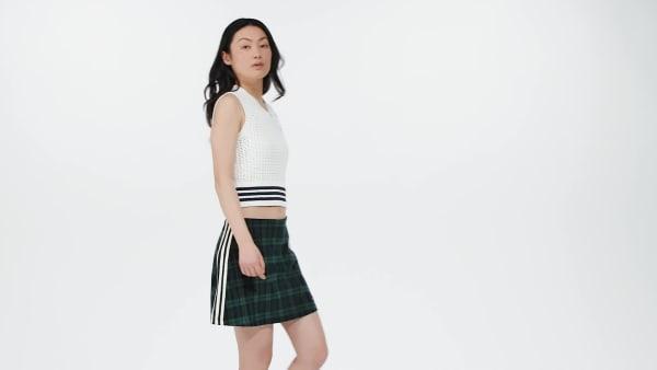 Corduroy Tartan Skirt Product Image