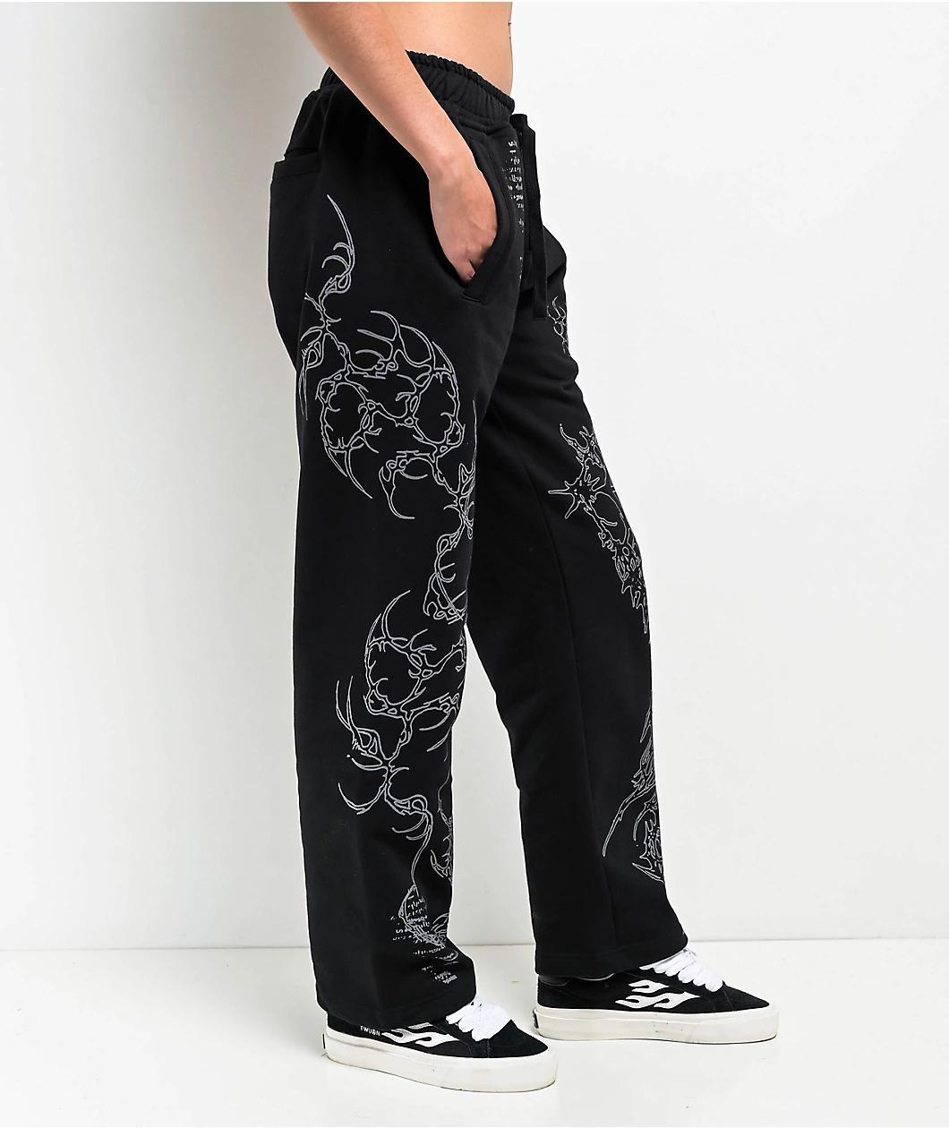 Insomnia Visuals Sigil Black Sweatpants Product Image