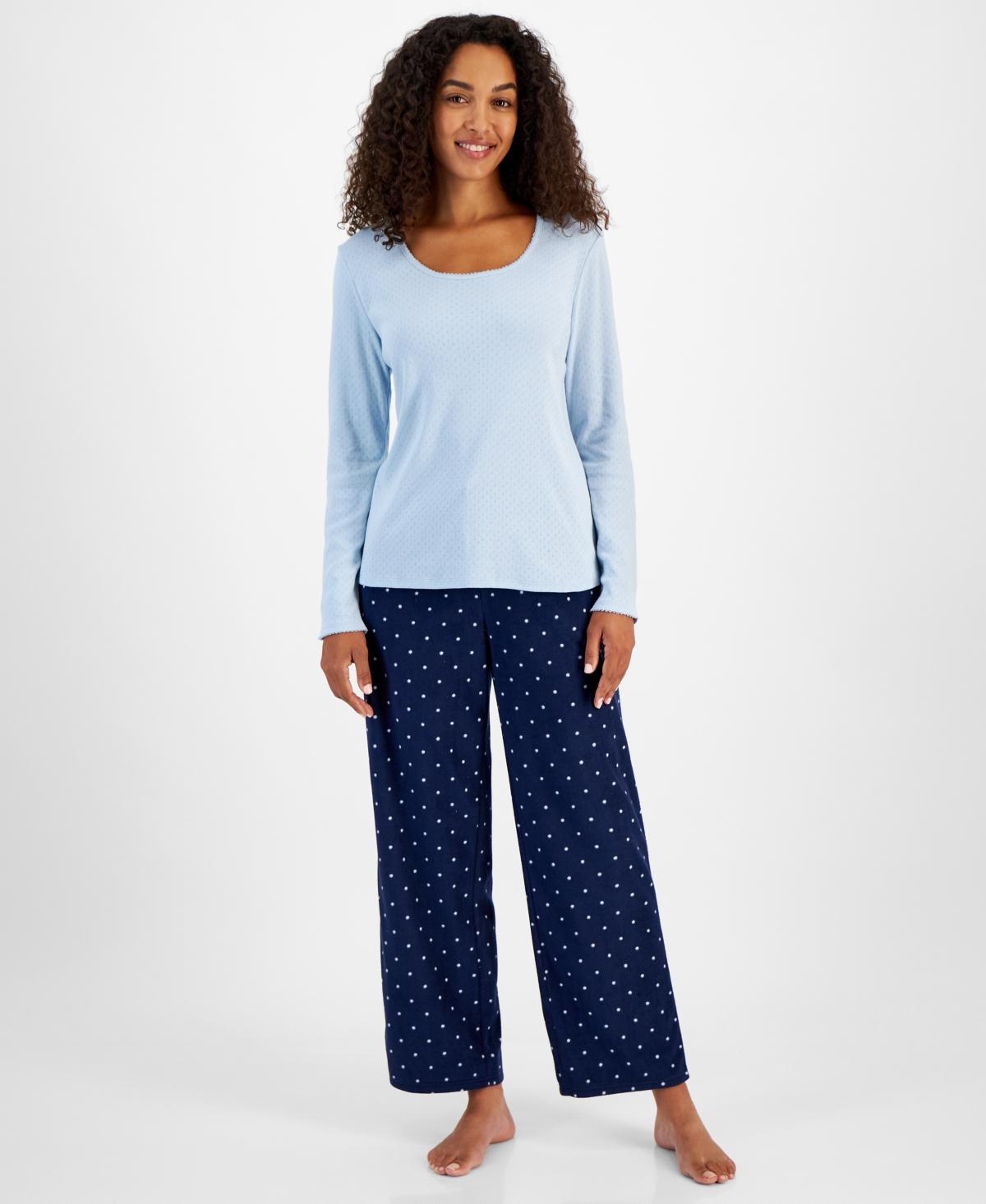 Charter Club Womens Cotton Pointelle Sleep Tee, Created for Macys Product Image