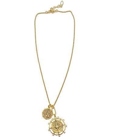 Mignonne Gavigan 14K Gold Tessa Coin Short Pendant Necklace Product Image