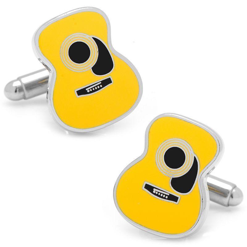 Guitar Cuff Links, Yellow Product Image