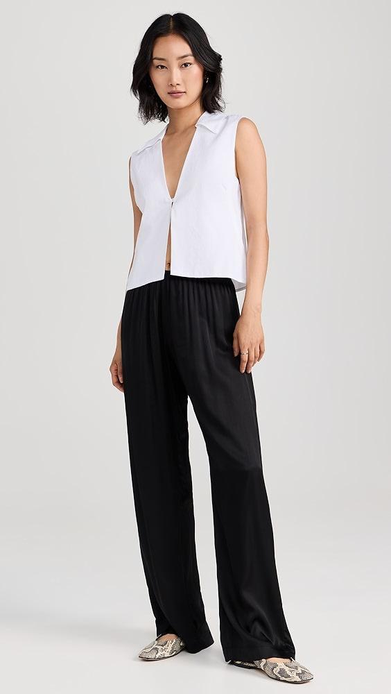 Leset Yoko Collared Button Tank | Shopbop Product Image