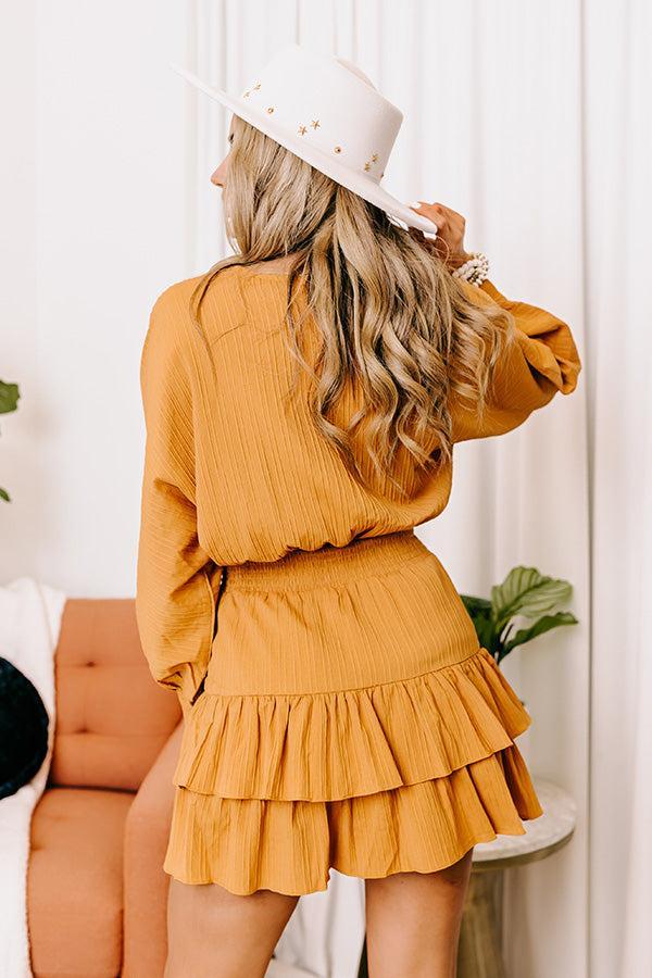 Slight Change Of Plans Dress In Golden Honey Product Image