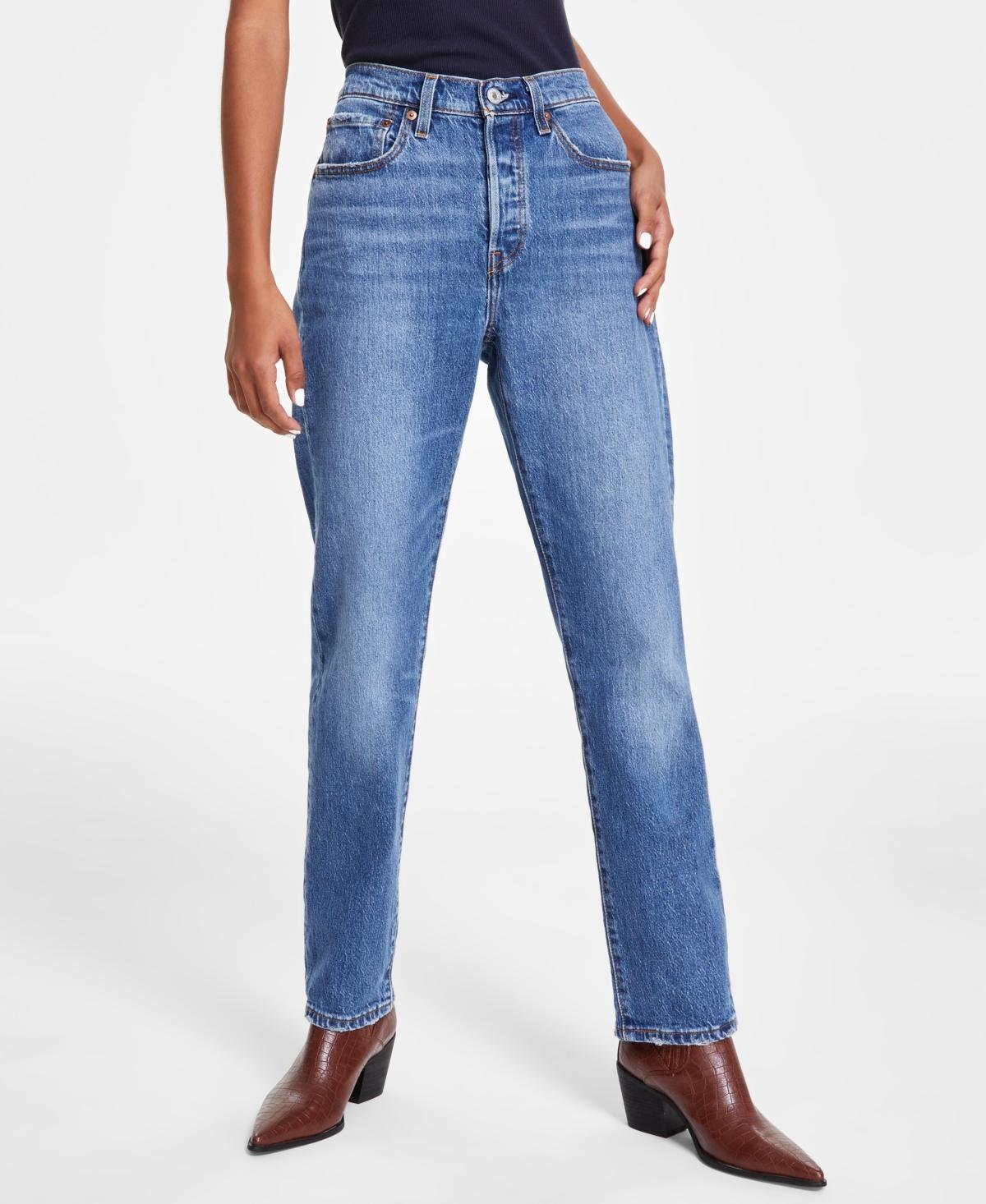 Levis Womens 501 Original-Fit Straight-Leg Jeans Product Image