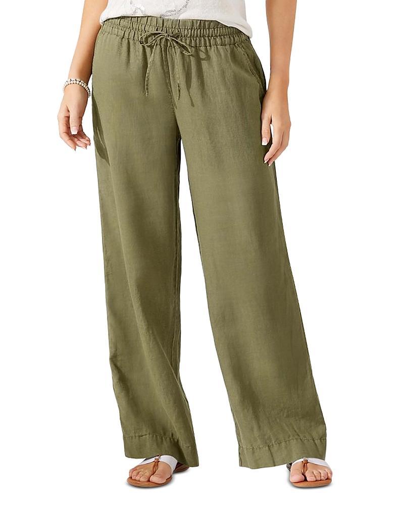 Tommy Bahama Two Palms High Waist Linen Pants Product Image