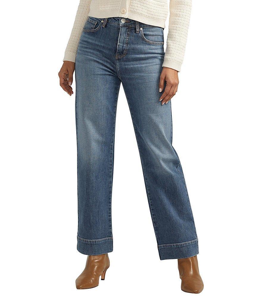 Jag Jeans Sophia Wide Leg High Rise 5-Pocket Jean Product Image