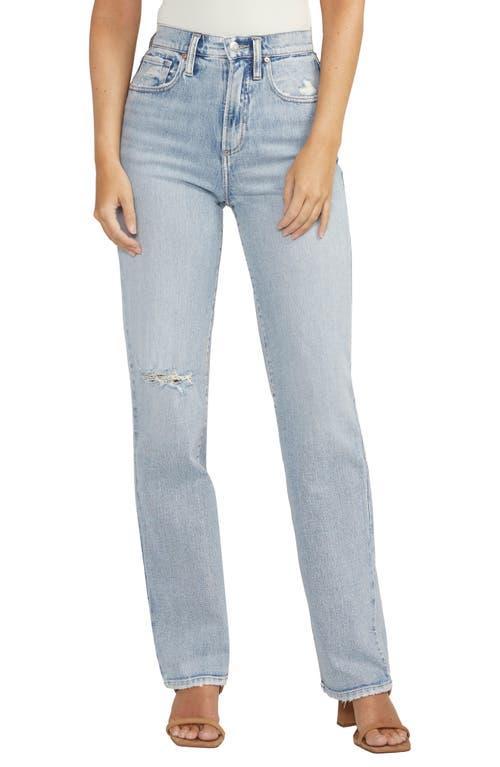 Silver Jeans Co. Highly Desirable High Waist Straight Leg Jeans Product Image