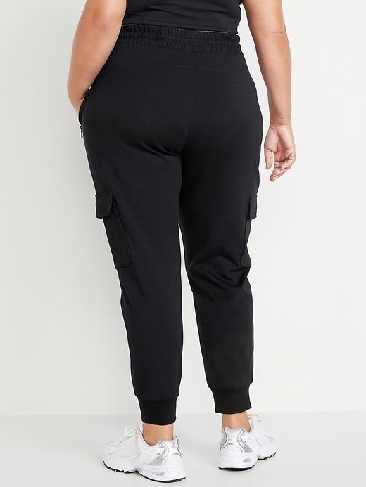 High-Waisted Dynamic Fleece Cargo Joggers Product Image