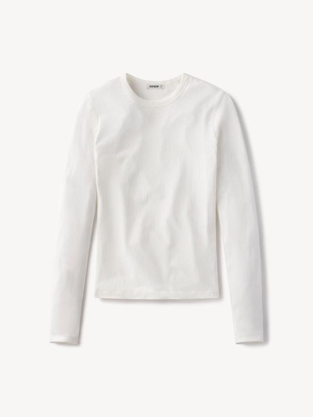 White Cloud Jersey L/S Slim Crew Product Image