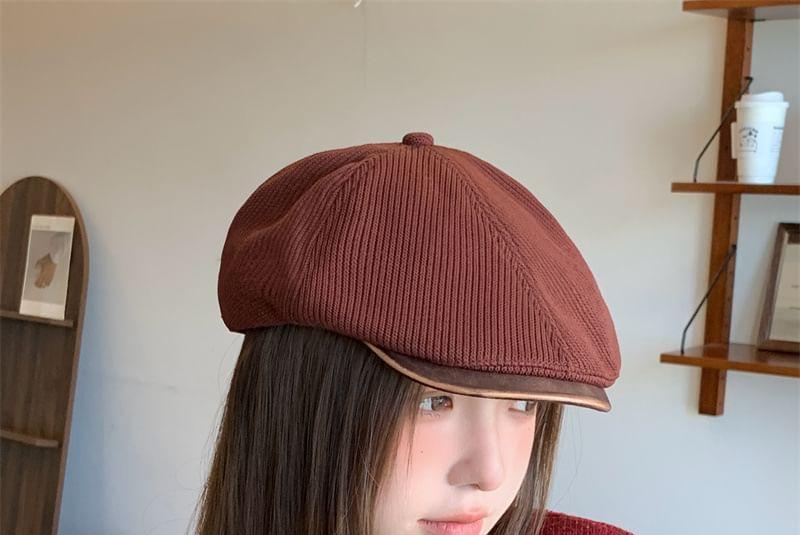 Knit Newsboy Cap Product Image