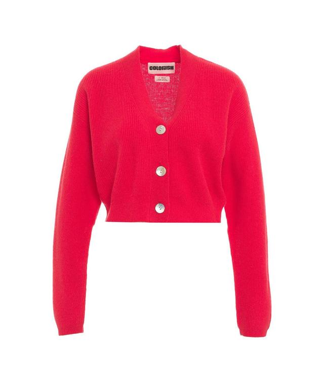 Cardigan a maglia in cashmere Female Product Image