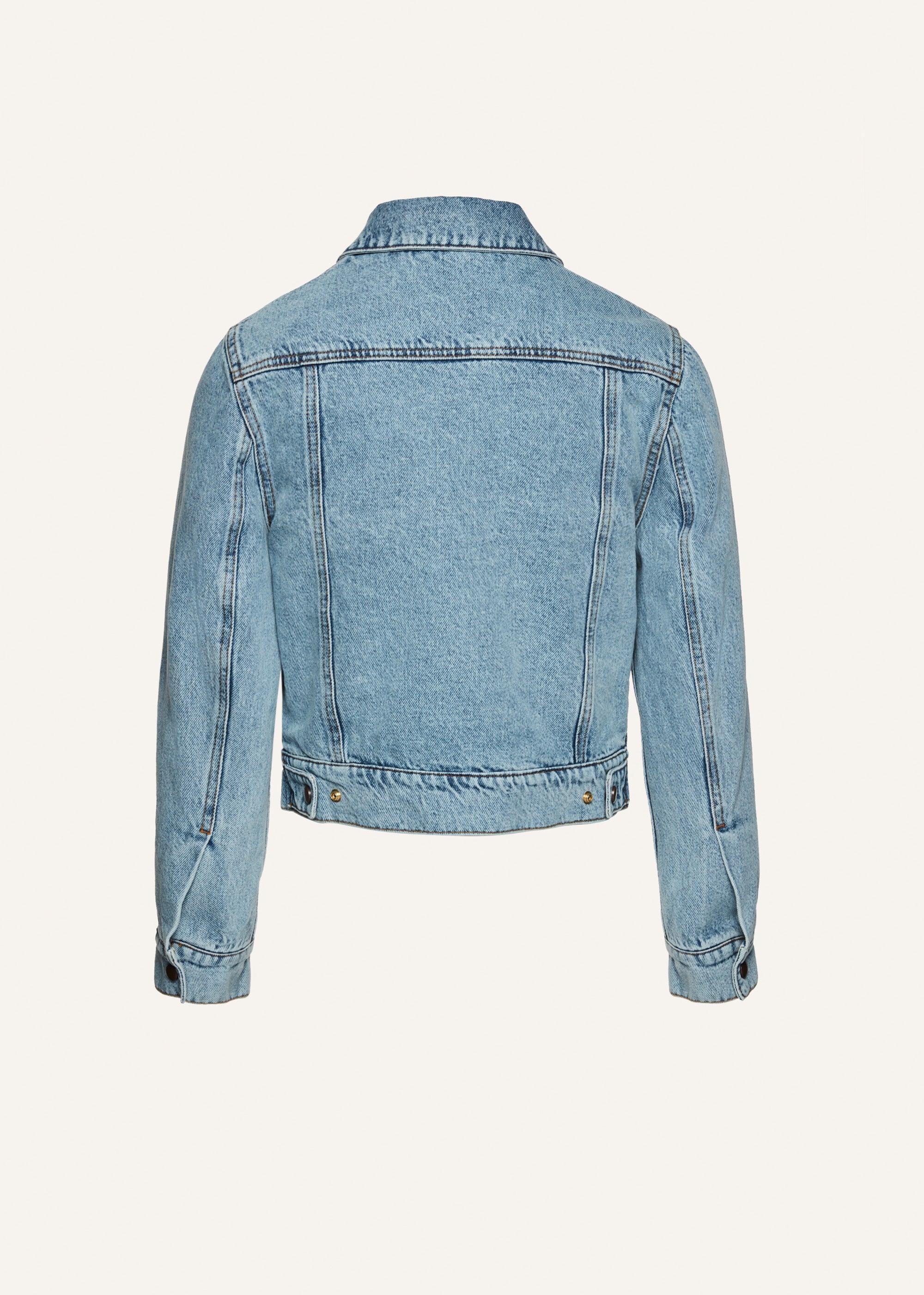 Denim jacket in faded blue Product Image