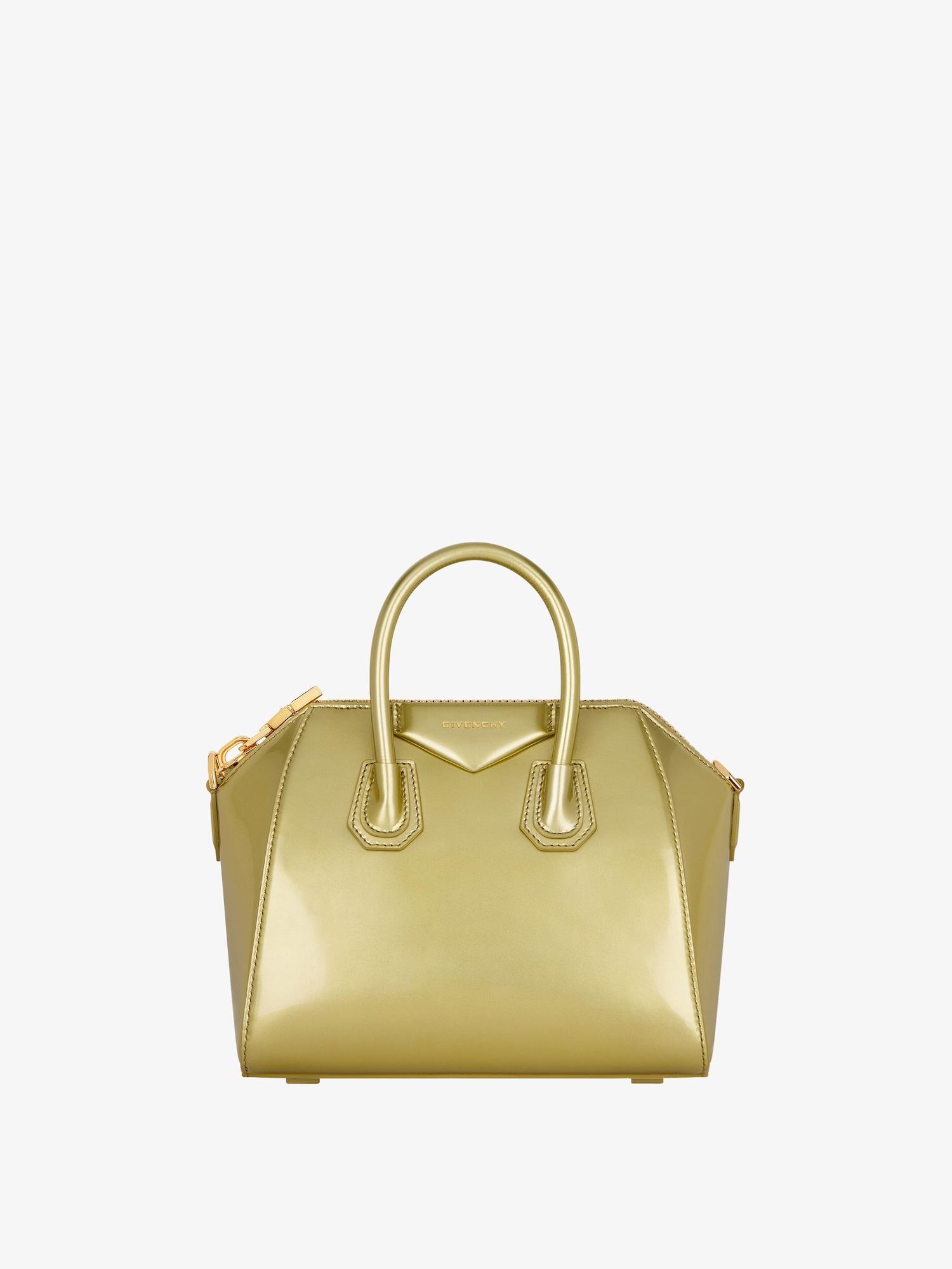 Mini Antigona bag in patent effect leather Product Image