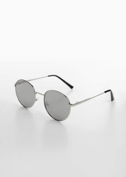 MANGO MAN - Round Metal Sunglasses - One size - Men Product Image