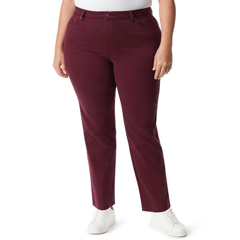 Plus Size Gloria Vanderbilt Amanda Classic Jeans, Womens Red Crush Product Image