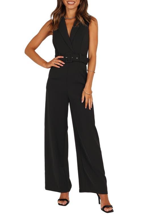 Petal and Pup Womens Sienna Belted Jumpsuit Product Image