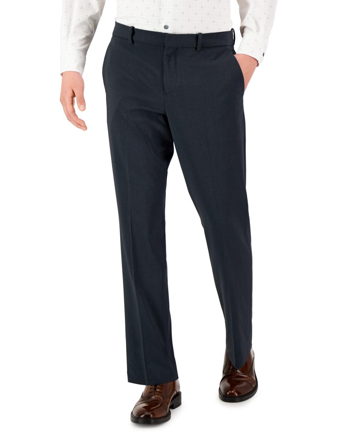 Perry Ellis Portfolio Mens Modern-Fit Stretch Solid Resolution Pants Product Image