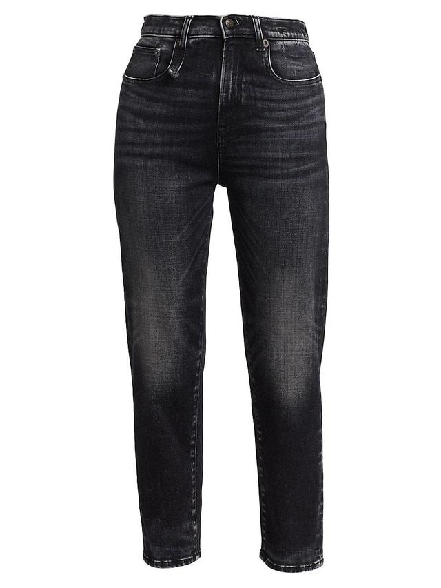 R13 Shelley High Waist Slim Straight Leg Jeans Product Image