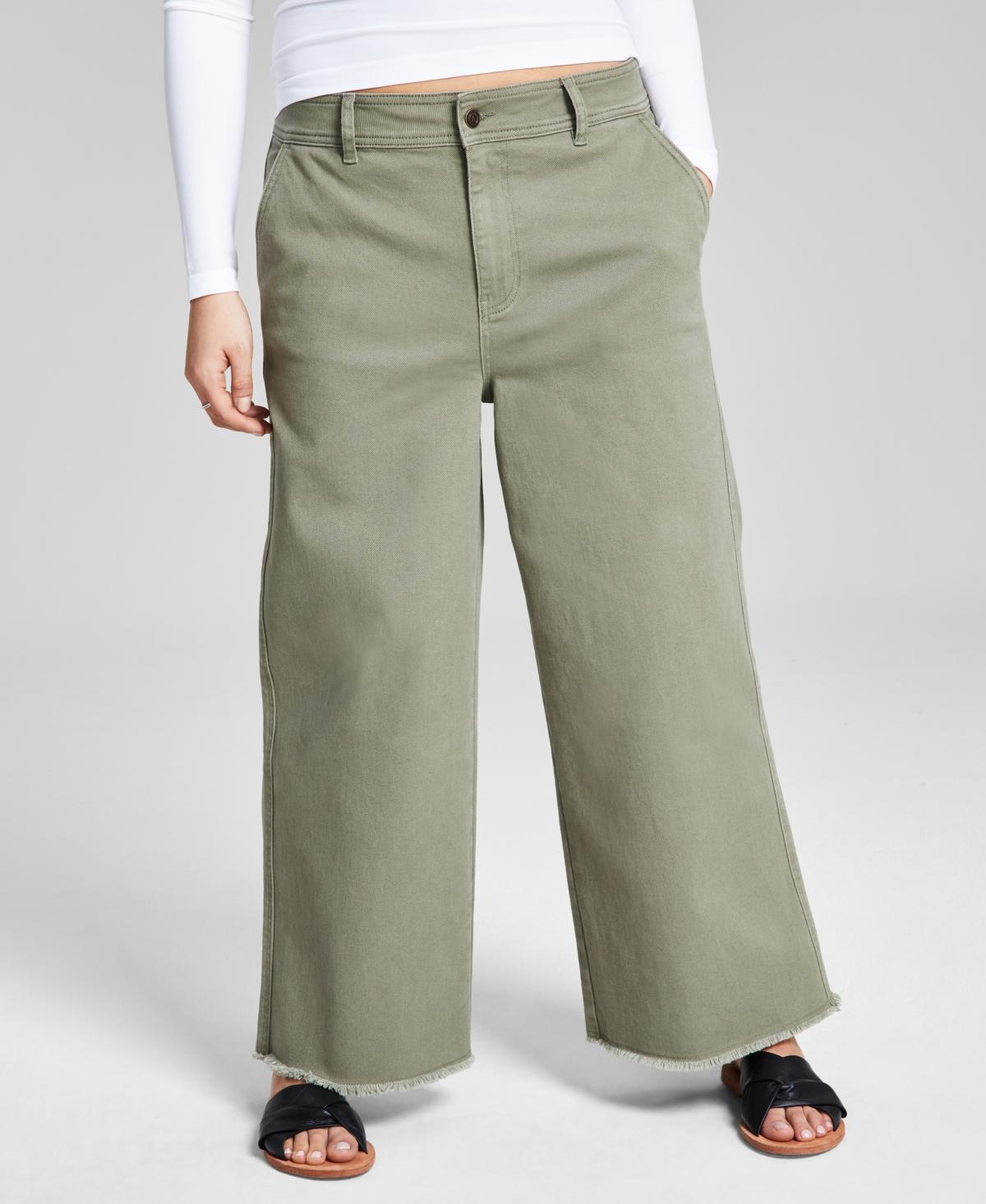 And Now This Womens Mariner Cropped Fringe-Trim Pants, Created for Macys Product Image