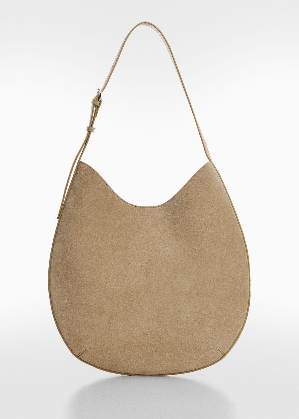 MANGO - Leather shoulder bag - One size - Women Product Image