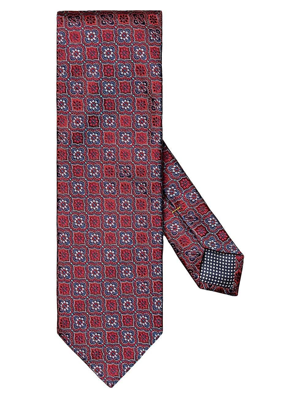 Mens Floral Silk Tie Product Image