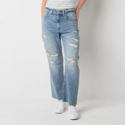 Arizona Juniors Womens Highest Rise Straight Leg Jean Product Image