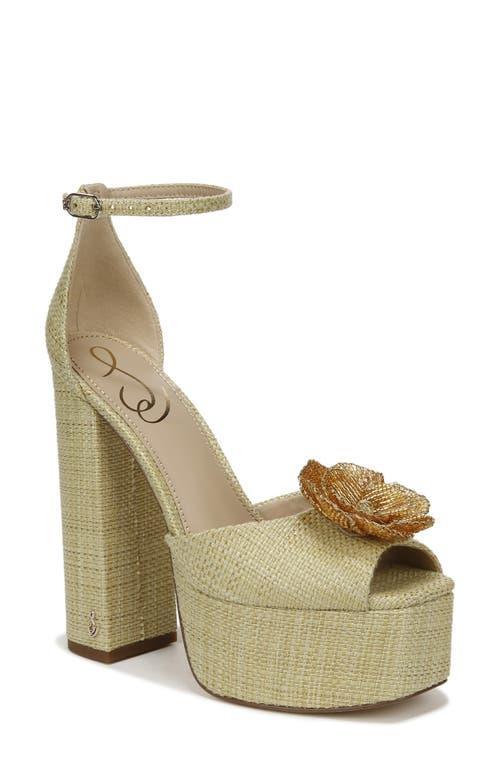 Sam Edelman Kori Ankle Strap Peep Toe Platform Sandal Product Image