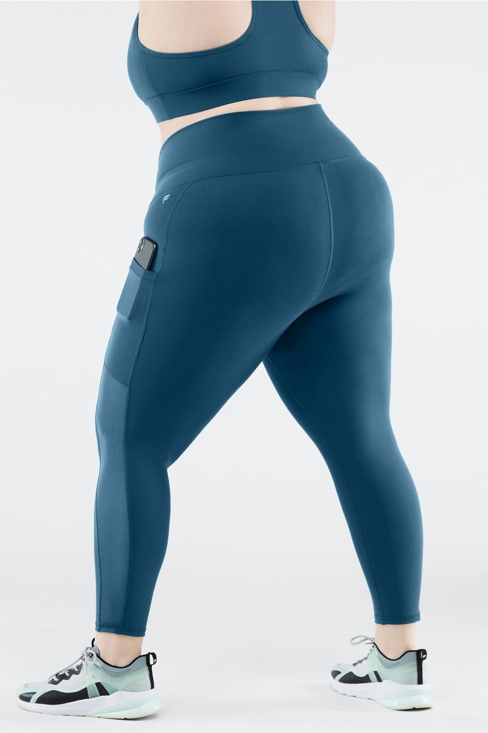 Fabletics On-the-Go Ultra High-Waisted 7/8 Legging Womens blue Size XXS Product Image