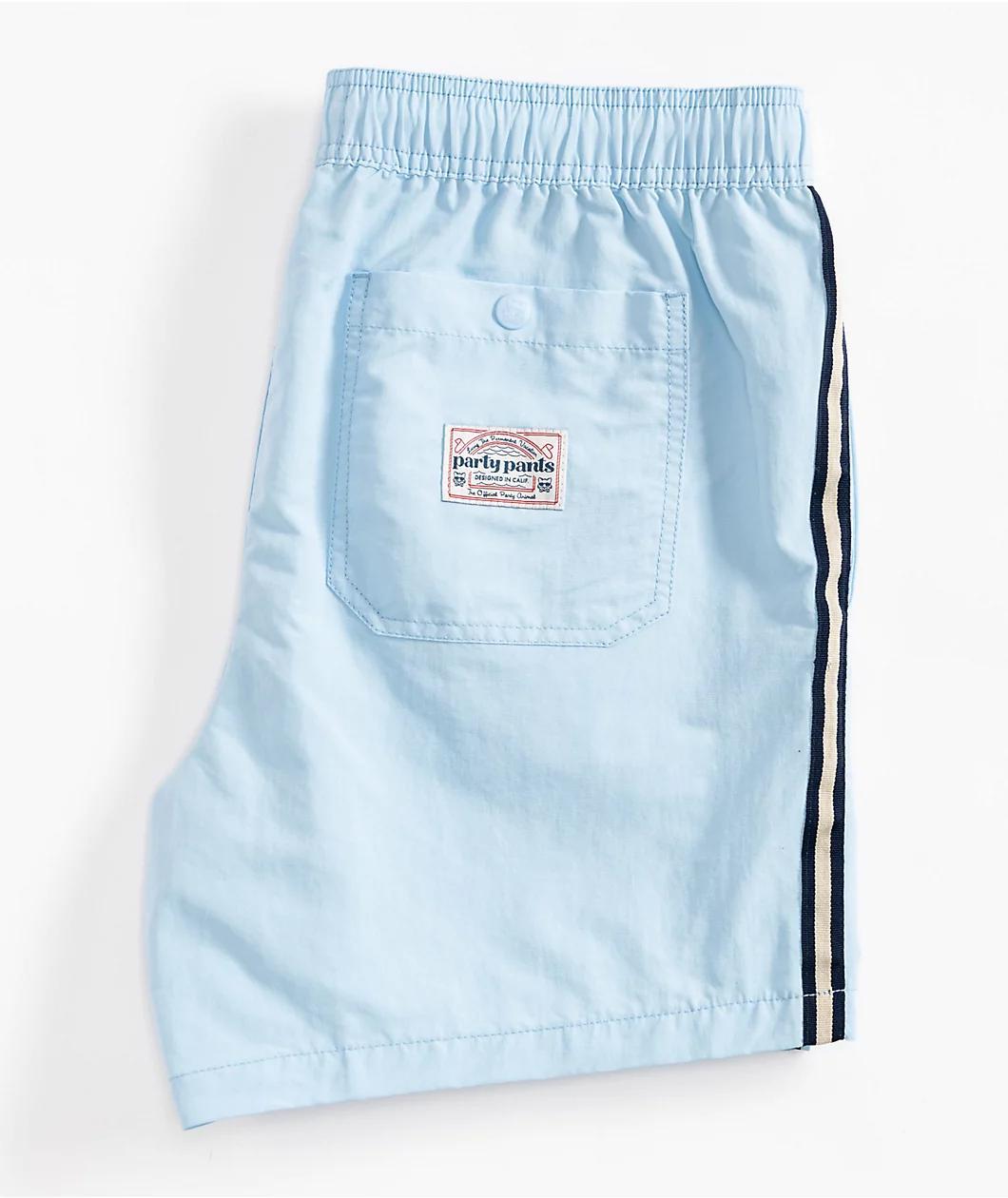 Party Pants Journey Man Blue Board Shorts Product Image