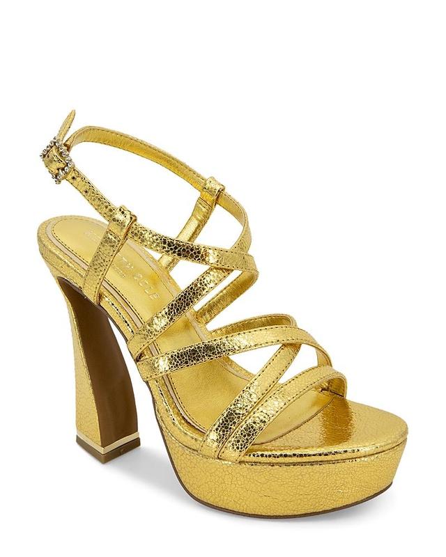 Kenneth Cole Womens Allen Strappy High Heel Platform Sandals Product Image