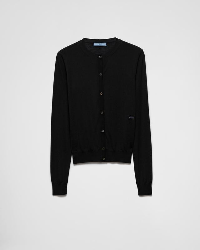 Superfine wool cardigan Product Image