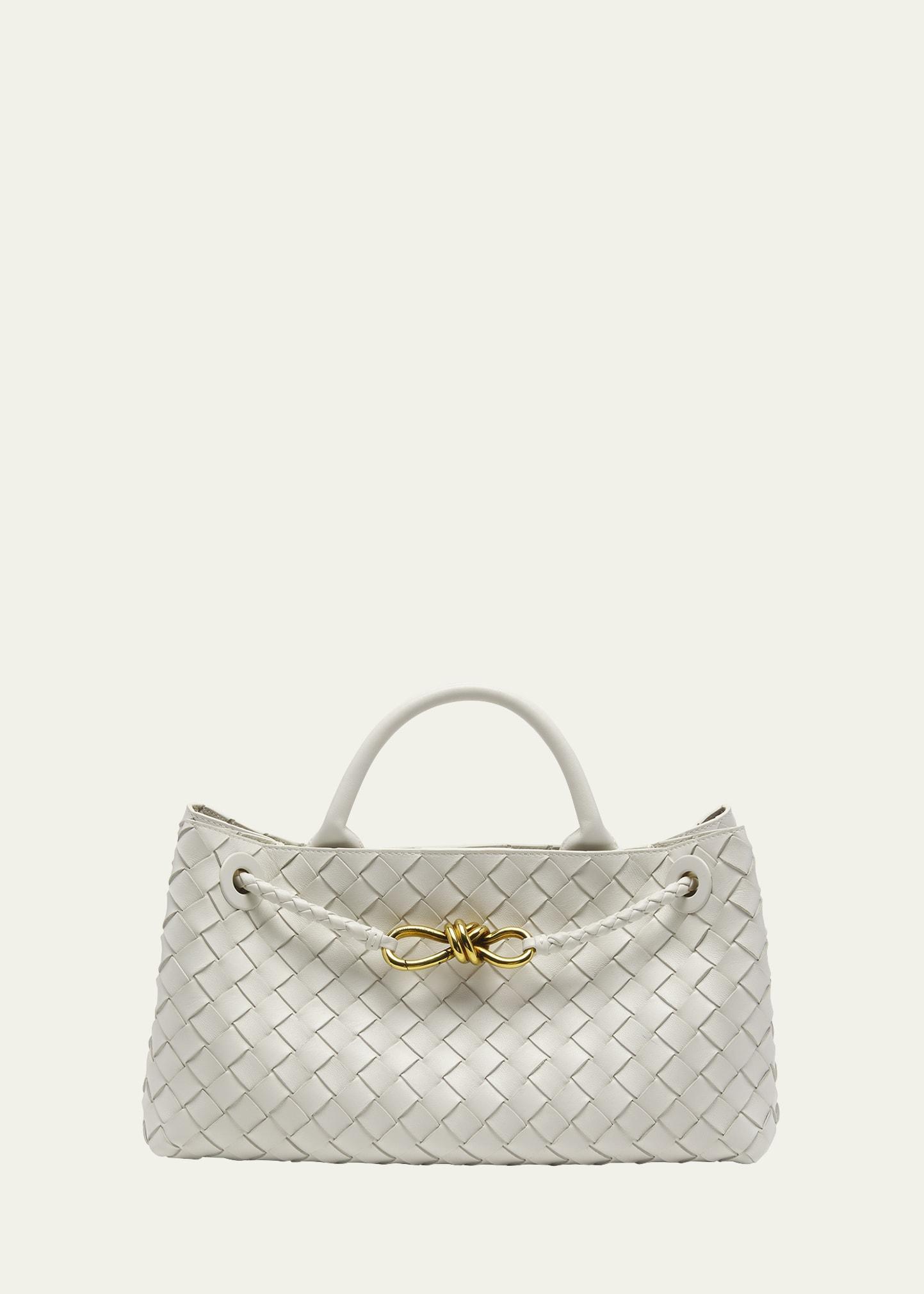 Bottega Veneta Small Andiamo East/West Leather Shoulder Bag Product Image