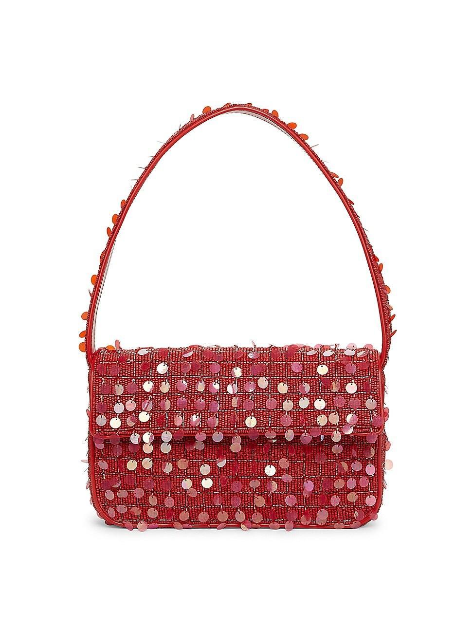 Womens Tommy Beaded Shoulder Bag Product Image