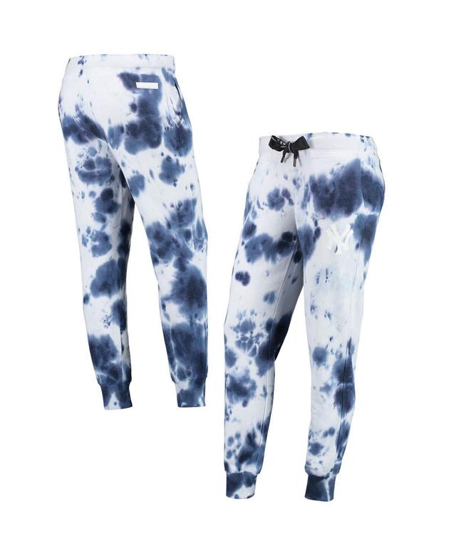 Womens Dkny Sport White New York Yankees Melody Tie-Dye Jogger Pants - White Product Image