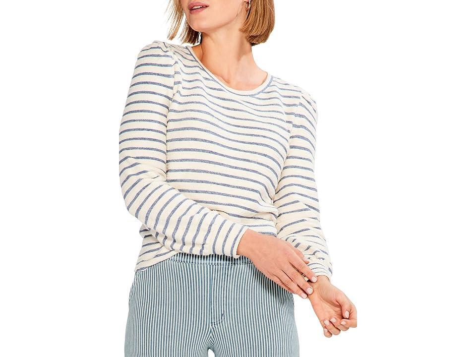 NIC+ZOE Striped Oceanus Top Multi) Women's T Shirt Product Image