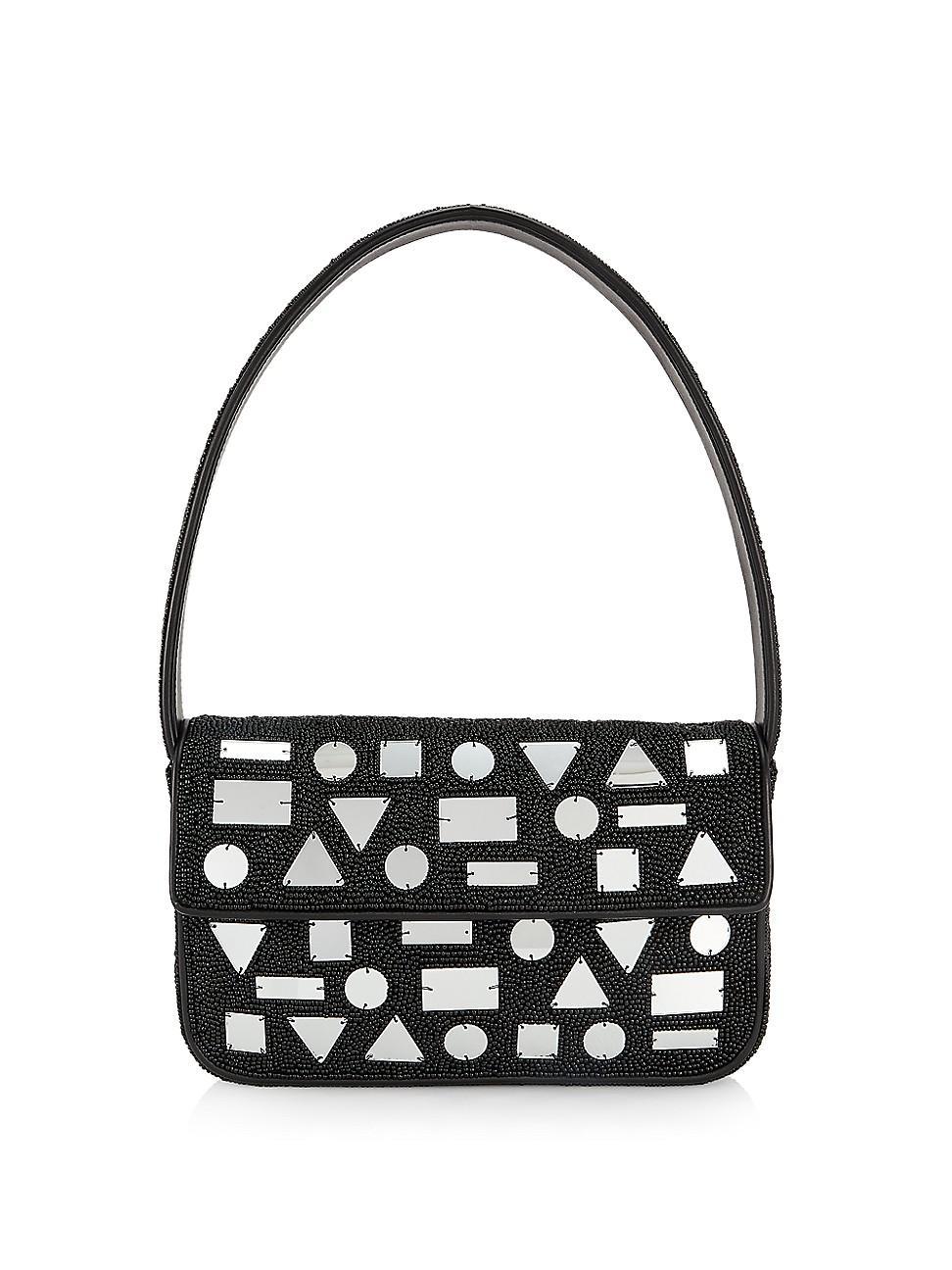 STAUD Tommy Beaded Shoulder Bag Product Image