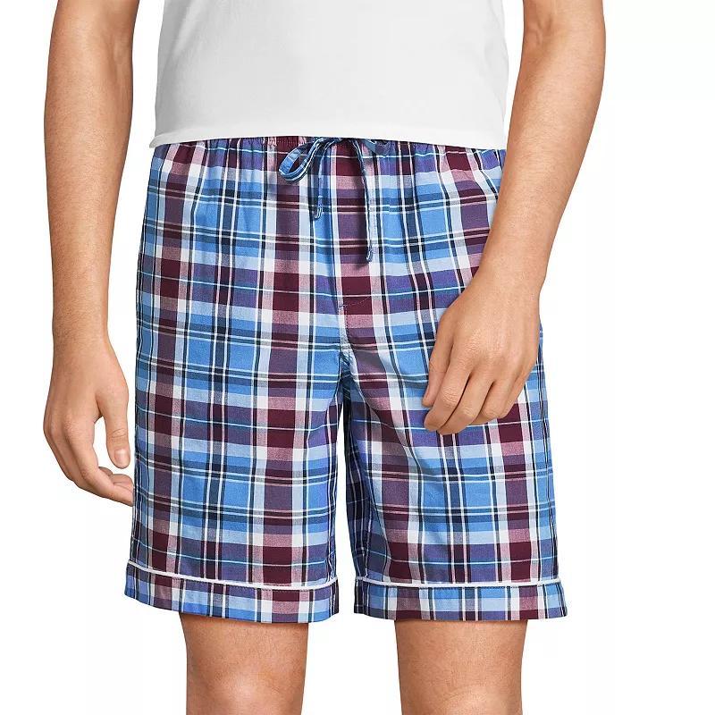 Mens Lands End Essential 8-inch Pajama Shorts Product Image