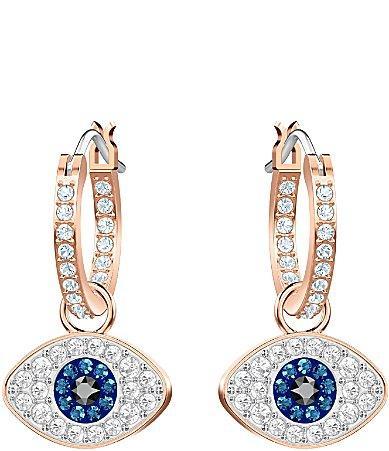 Swarovski Symbolic Evil Eye Hoop Earrings Product Image