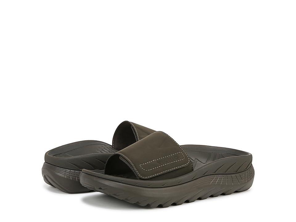 VIONIC Rejuvenate Slides (Dark Khaki Syn Nubuck) Women's Sandals Product Image