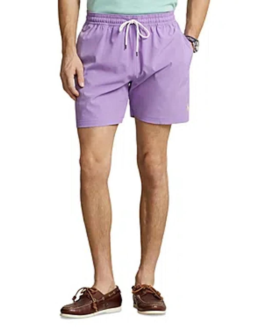 Traveler Classic Swim Shorts In Purple Martin Product Image