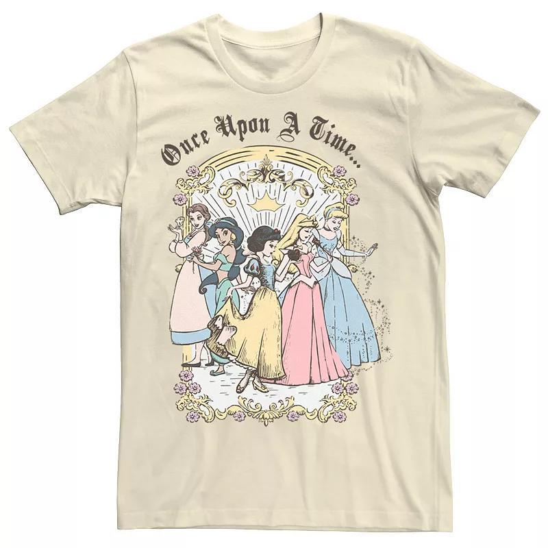 Mens Disney Princess Once Upon A Time Vintage Cartoon Tee Product Image