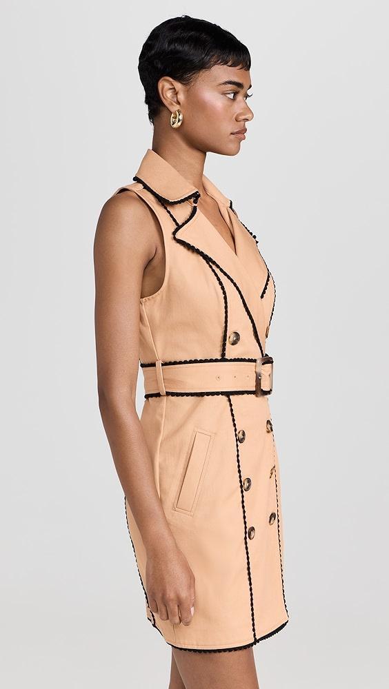 L'AGENCE Hale Trench Mini Dress | Shopbop Product Image