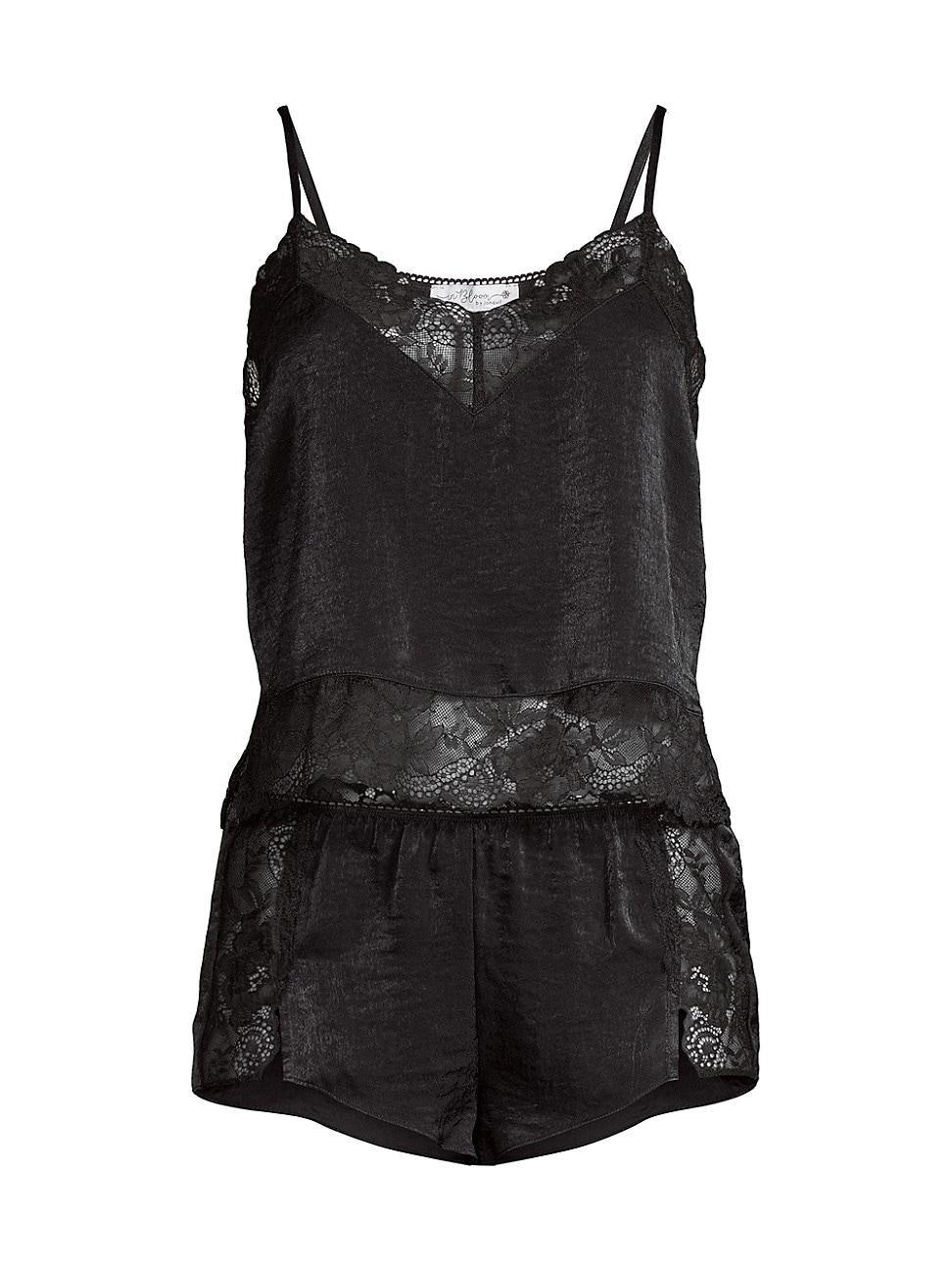 Womens Wait Until Dark Two-Piece Camisole Short Set Product Image